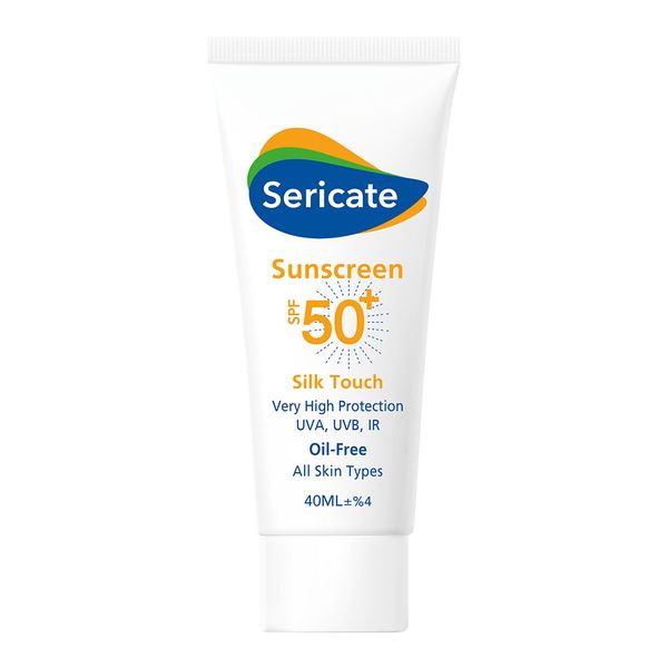 سری کیت ضد آفتاب SPF50+ مدل سیلک تاچ بدون رنگ