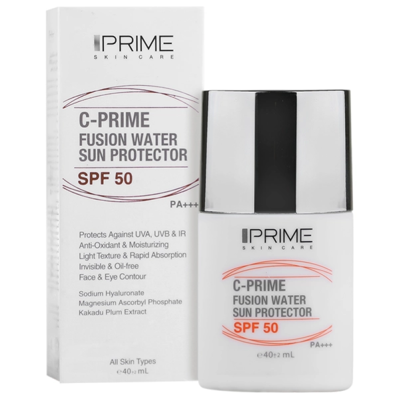 پرایم فلوئید ضدافتاب ویتامین ث فیوژن واترspf 50