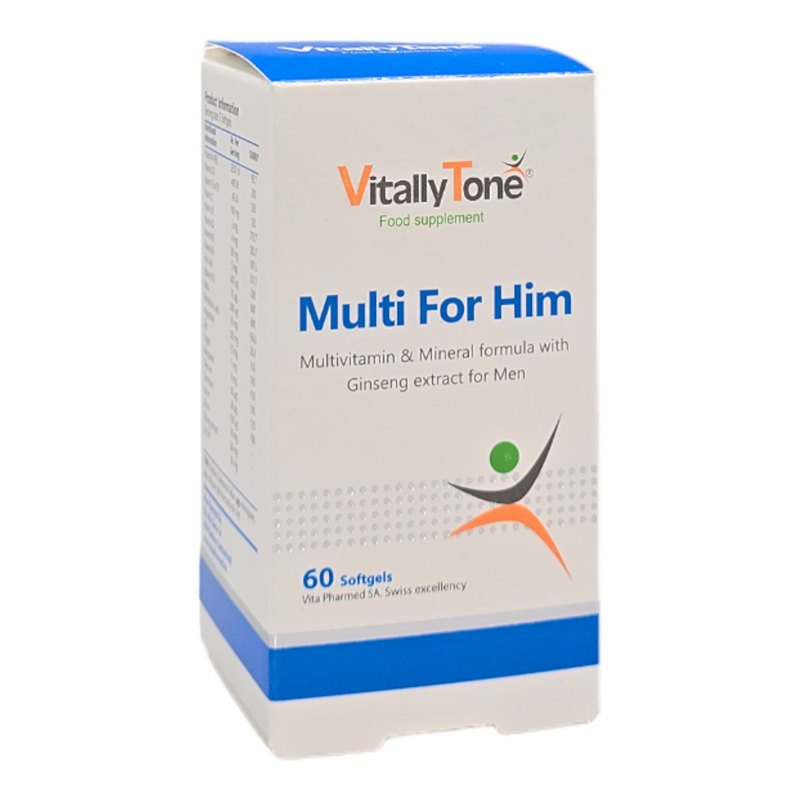 کپسول multi for him مخصوص آقایان ویتالی تون 60 عدد