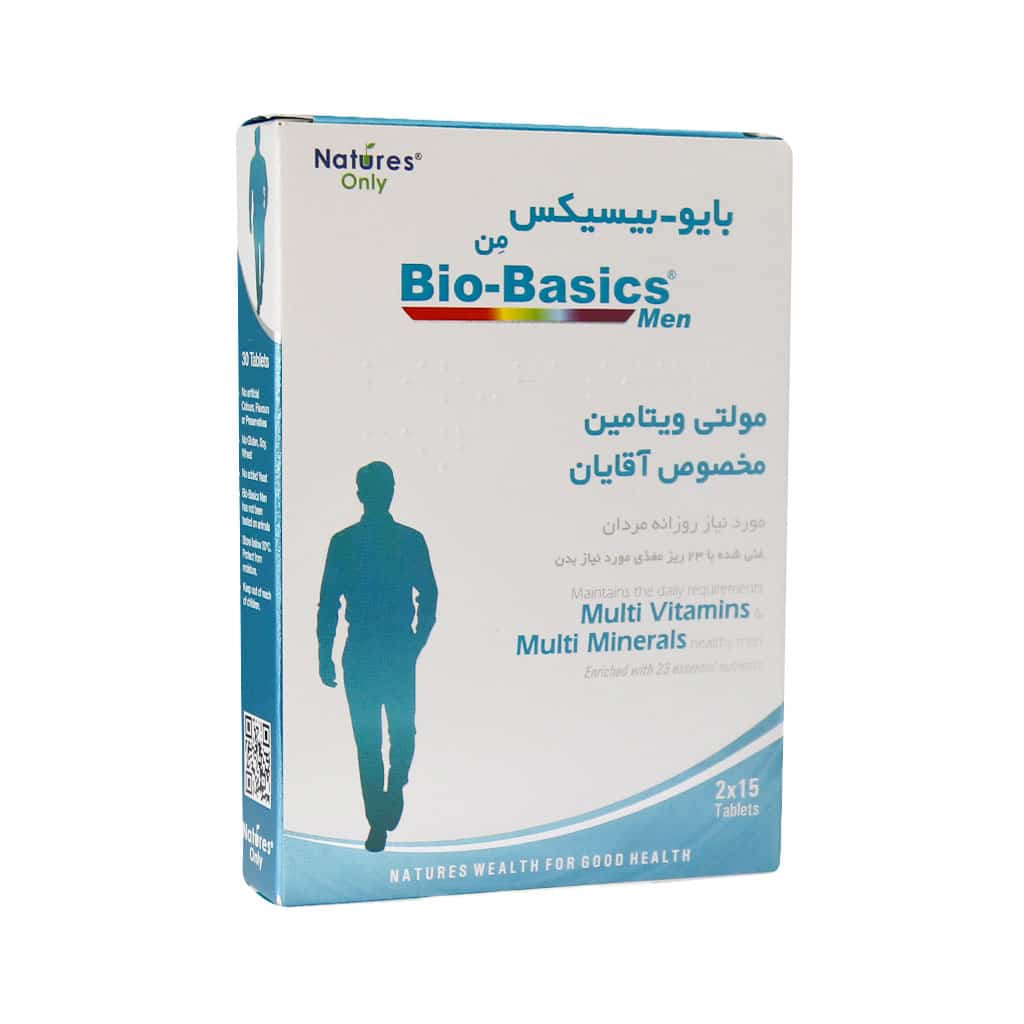 قرص مولتی ویتامین نیچر اونلی بایوبیسیکس (آقایان) 30 عدد
