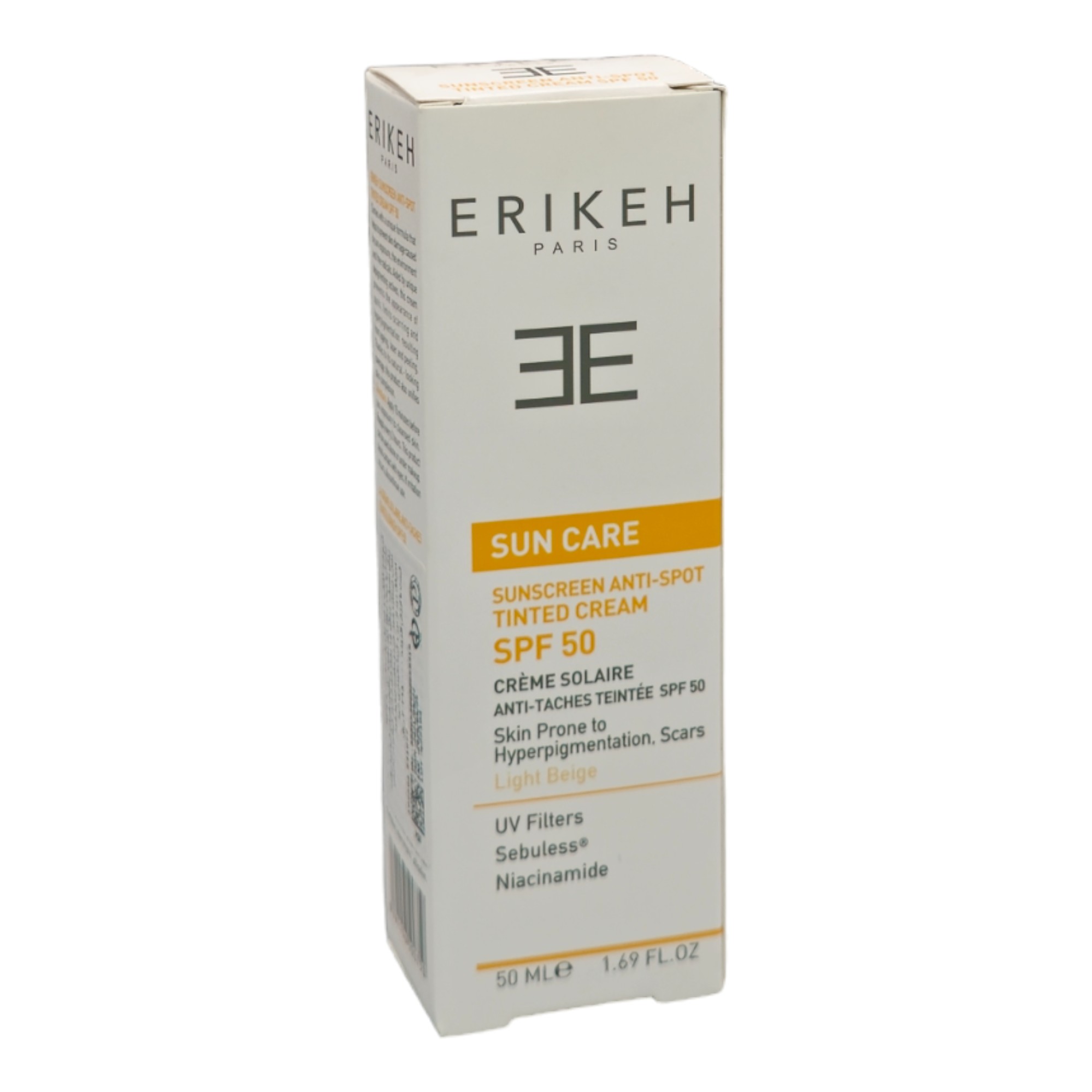 کرم ضد آفتاب و ضد لک بژ روشن SPF50 اریکه 50 میلی لیتر