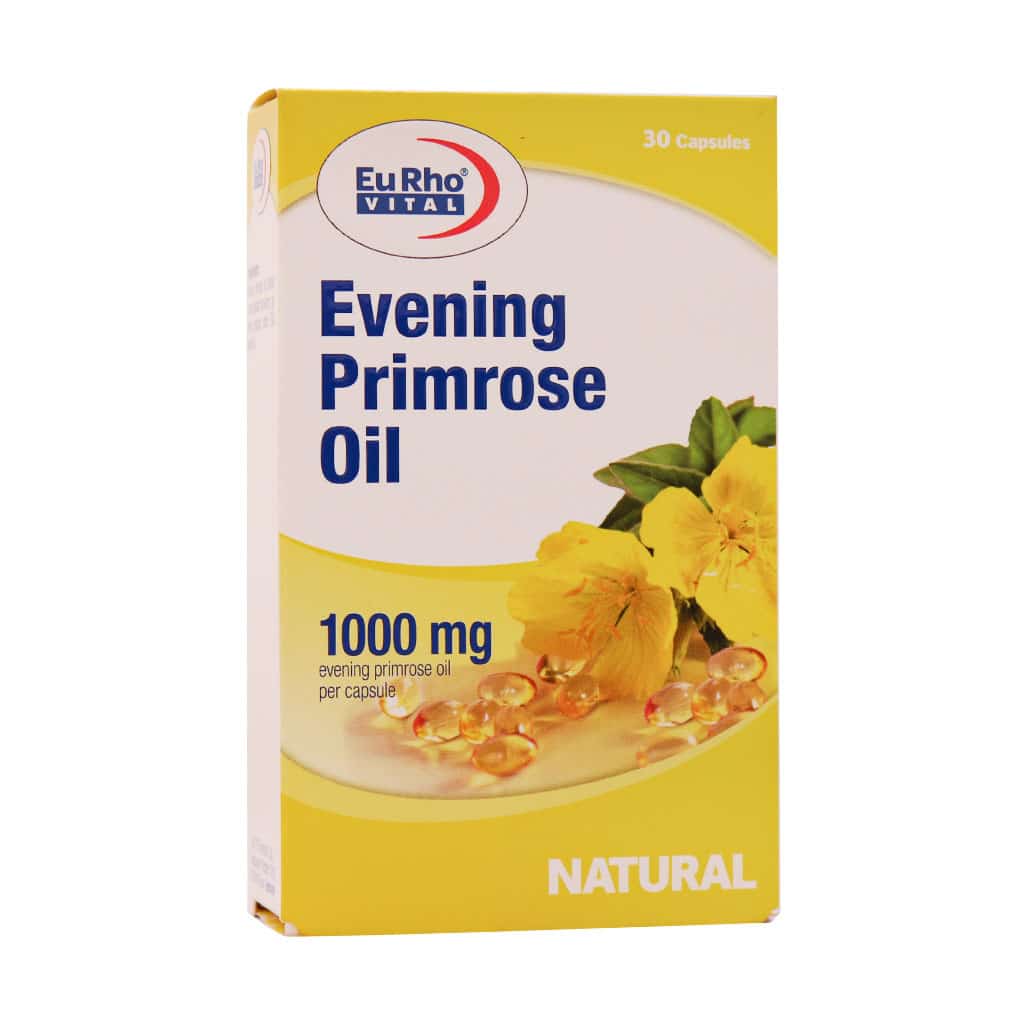 کپسول ژلاتینی ایوینینگ پرایم رز اویل (روغن گل مغربی) یوروویتال 30 عدد