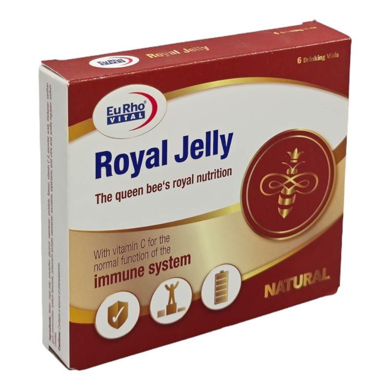 ویال خوراکی رویال ژلی یوروویتال 6 عدد