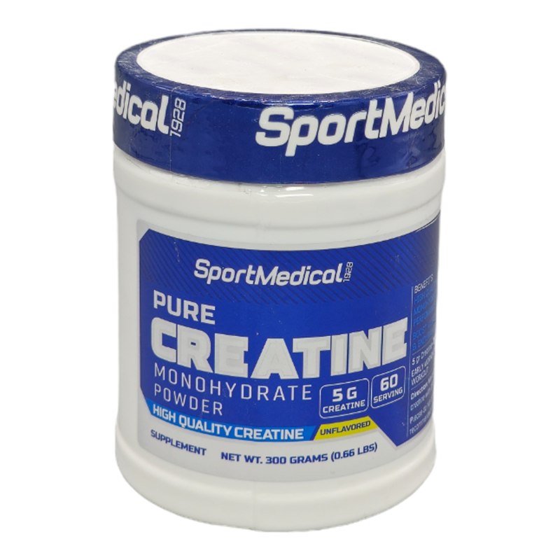 پودر کراتین مونوهیدرات 300 گرمی اسپرت مدیکال