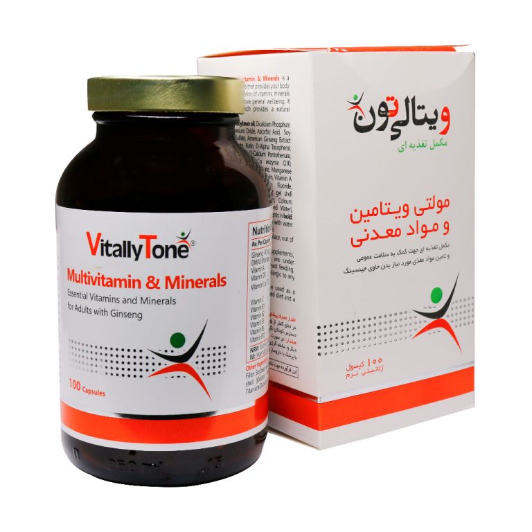کپسول ژلاتینی مولتی ویتامین و مینرال ویتالی تون 30 عدد