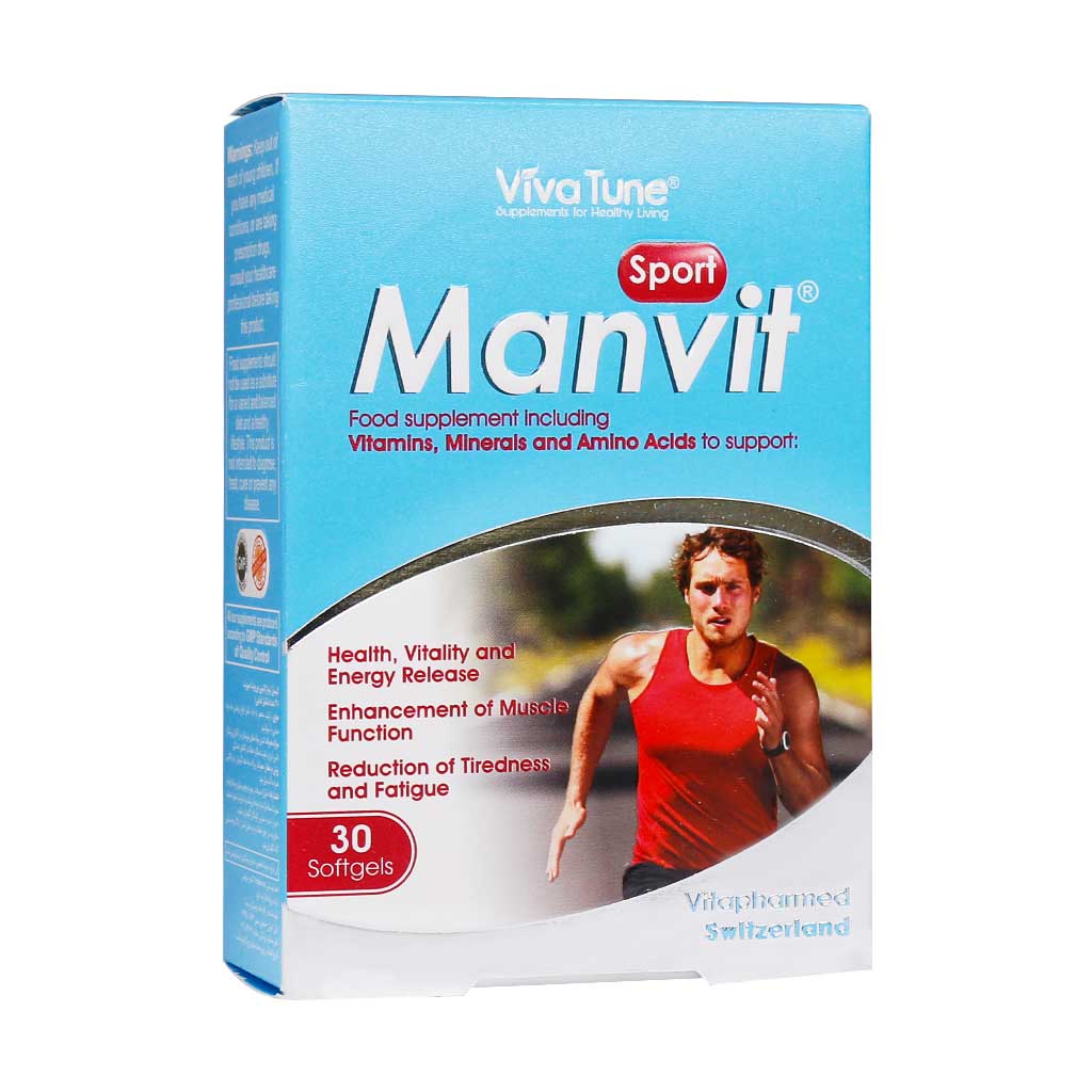 کپسول ژلاتینی من ویت اسپورت ویواتیون 30 عدد